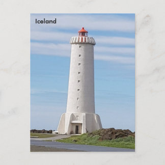 Island, Akranes fyr Vykort