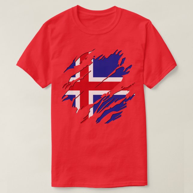 Island alltid t shirt (Design framsida)