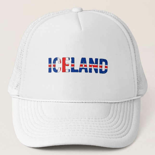 Island älskar patriot keps (Framsida)