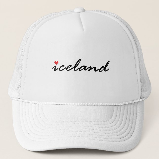 Island älskar patriot keps (Framsida)