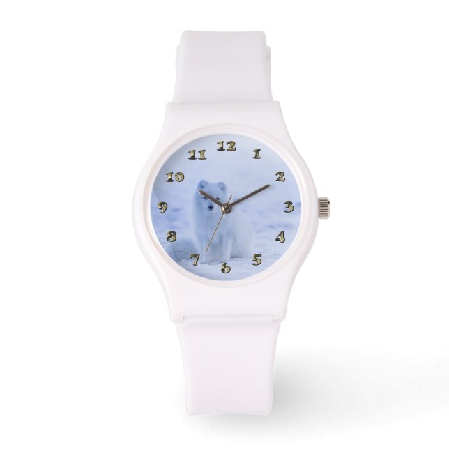 Island Arktiska räv Armbandsur (Framsida)