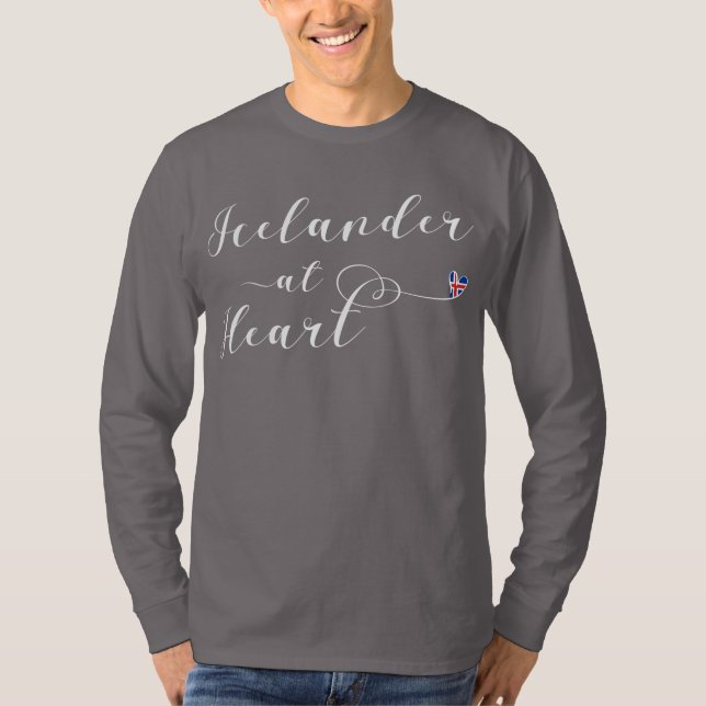 Island At Heart Tee Shirt, Island (Framsida)