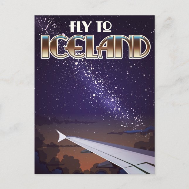 Island att poster vykort (Framsida)