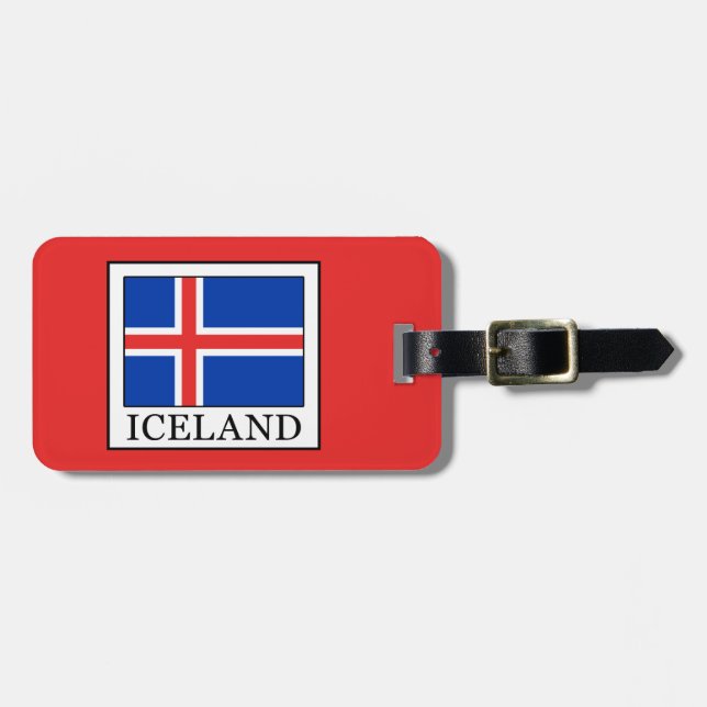Island Bagagebricka (Horisontell Framsida)