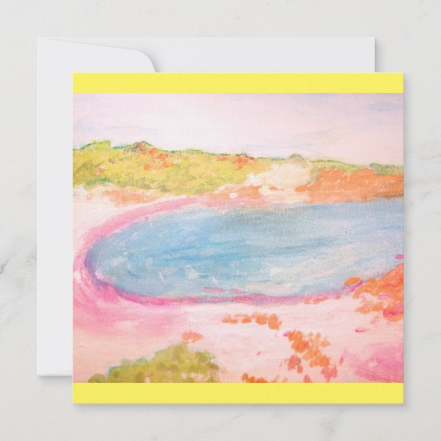 Island Beach Inbjudningar (Framsida)