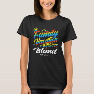 Island Beach New Jersey Family Matching Vacation S T Shirt