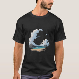 Island Beach Scene T Shirt