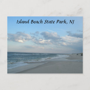 Island Beach State Park, NJ Postcard Vykort