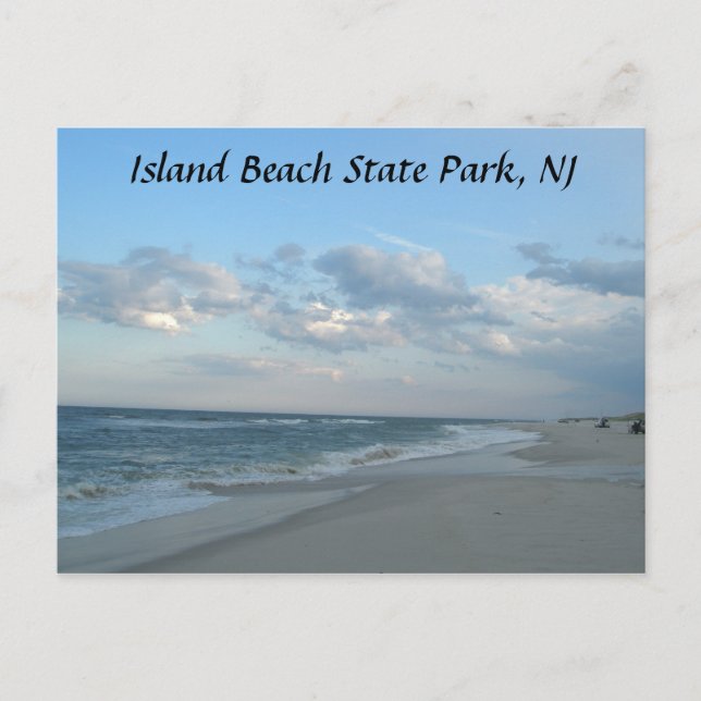 Island Beach State Park, NJ Postcard Vykort (Framsida)