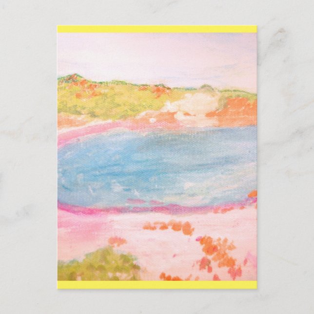 Island Beach Vykort (Framsida)