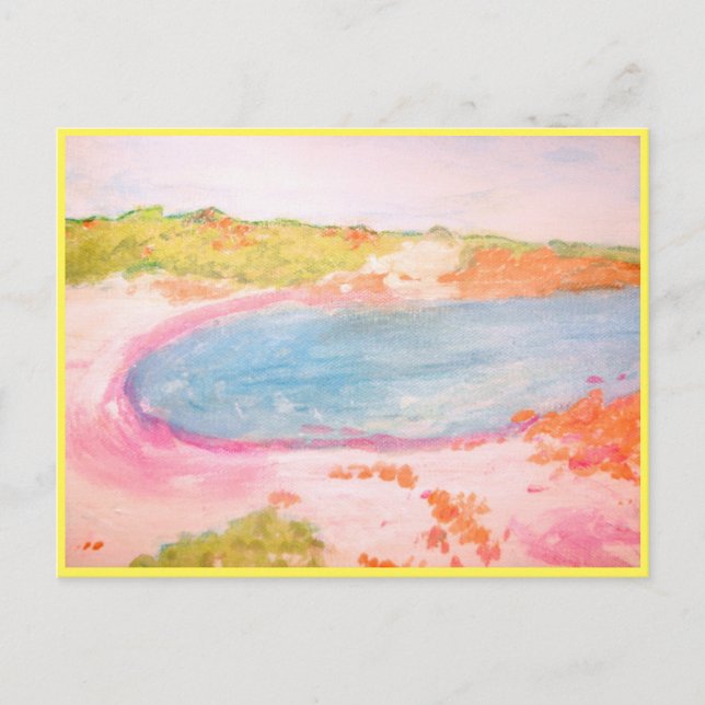 Island Beach Vykort (Framsida)