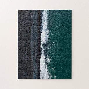 Island Black Sand Beach Puzzle Pussel