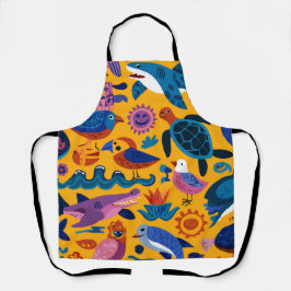 Island Breeze All-Over Print Apron Gift