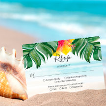 Island Breeze | Tropiskt Beach Watercolor Bröllop