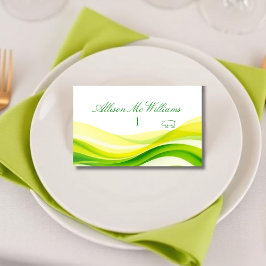 Island Citrus Green and Yellow Meal Icons Pork Bordsnummer