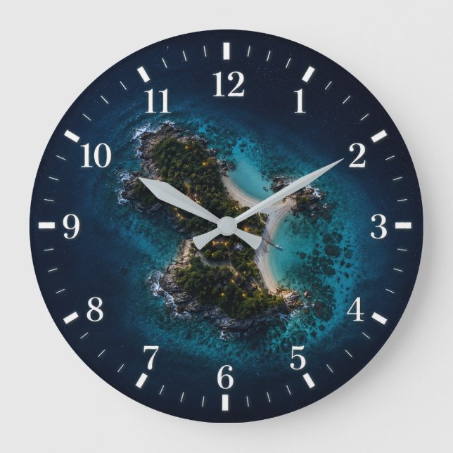 Island Clock 2026 Stor Klocka (Framsida)