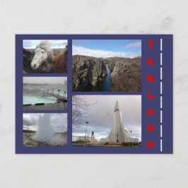 Island Collage 1 Vykort