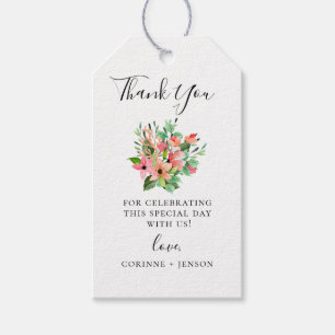 Island Coral Botanisk Tack Presentetikett