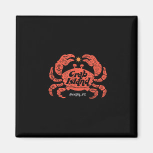 Island Crab Sandbar Hangout i Destin Florida Fl C Magnet