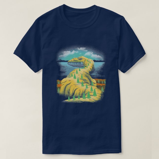 Island Dinosaur T Shirt (Design framsida)