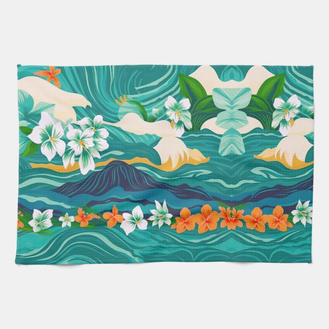 Island Dreams Kökshandduk (Horisontell)