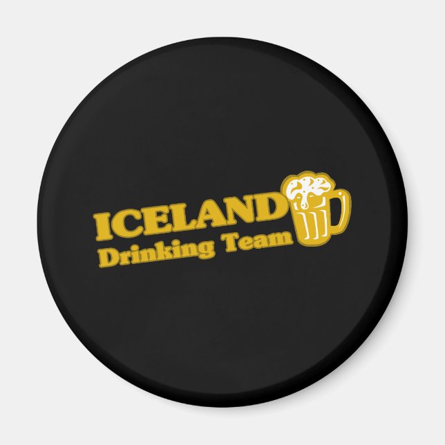 Island Drinking Team Magnet (Framsidan)