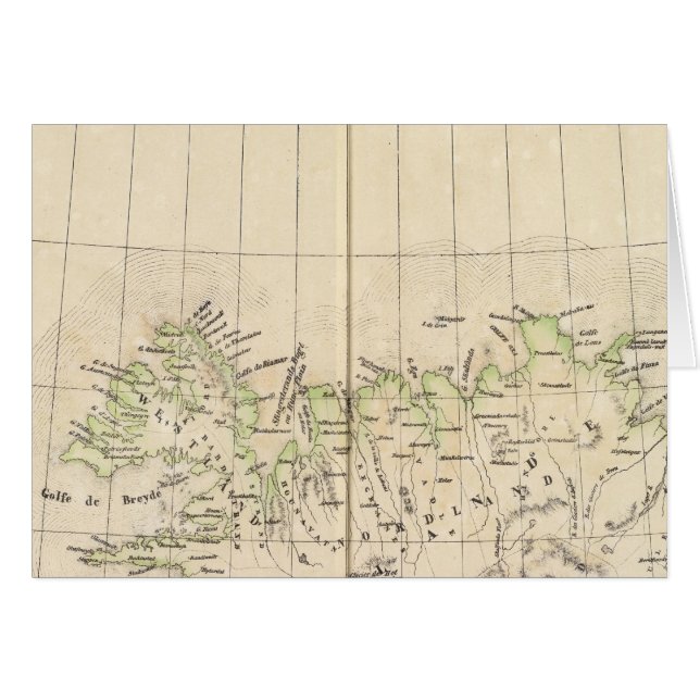 Island, Europa Hälsningskort (Framsidan Horizontal)