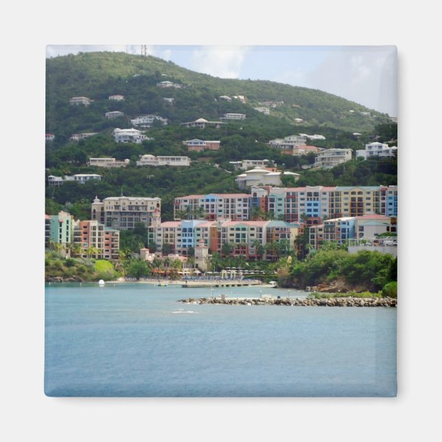 Island Färg Magnet (Framsidan)