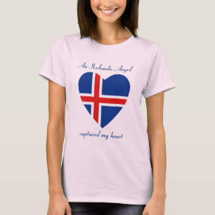 Island Flag älskling T-shirt