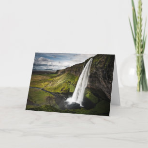 Island för Seljalandsfoss vattenfall   Kort