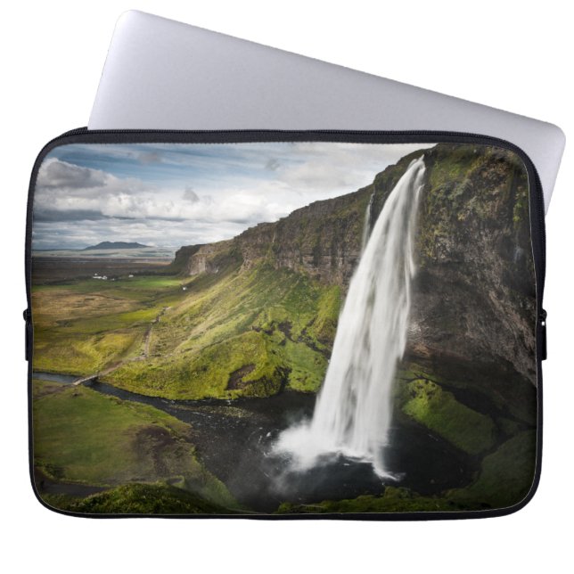 Island för Seljalandsfoss vattenfall | Laptop Fodral (Framsidan)