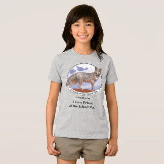 Island Fox Kids T-Shirt Grå Logo