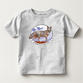 Island Fox Logotyp Grått Småbarn T-Shirt