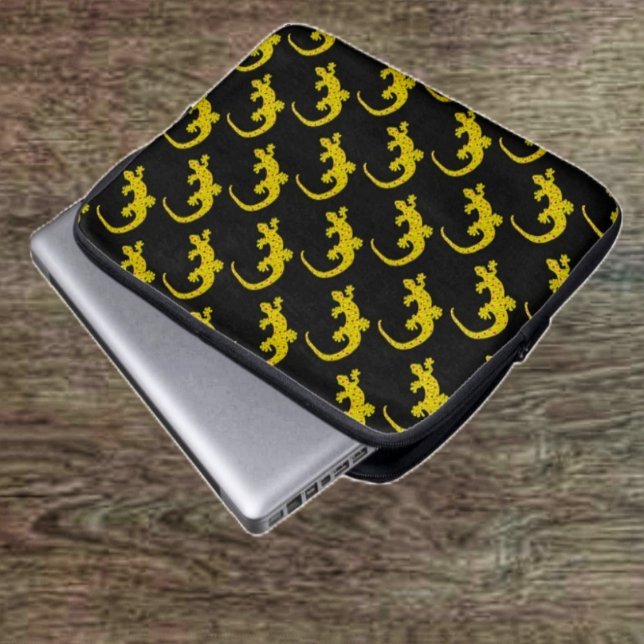 Island Gecko Laptop Fodral (Protect your treasured laptop with a cool, laptop sleeve!)