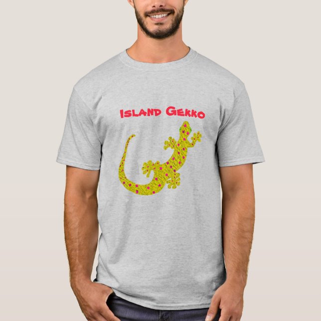 Island Gecko T-Shirt (Framsida)