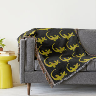 Island Gecko Throw Blanket Filt