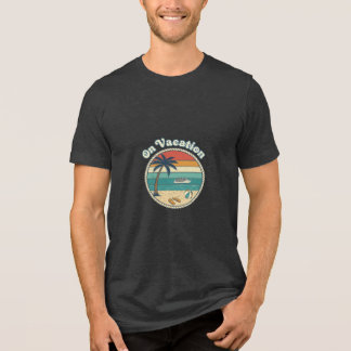 Island Getaway Cruise Vacation Retro Graphic T Shirt