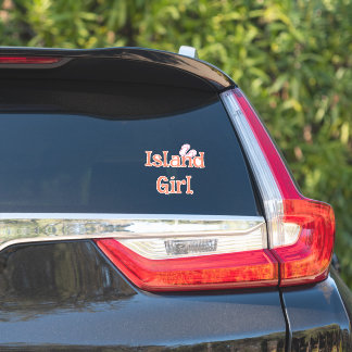 Island Girl Car Sticker Klistermärken
