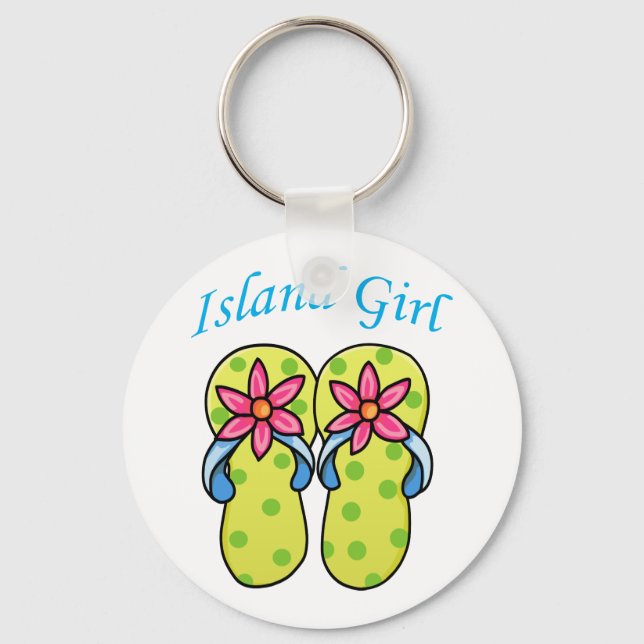 Island Girl Nyckelring (Framsida)