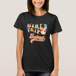 Island Girls Resa 2023 Women Studenter isländska H T Shirt