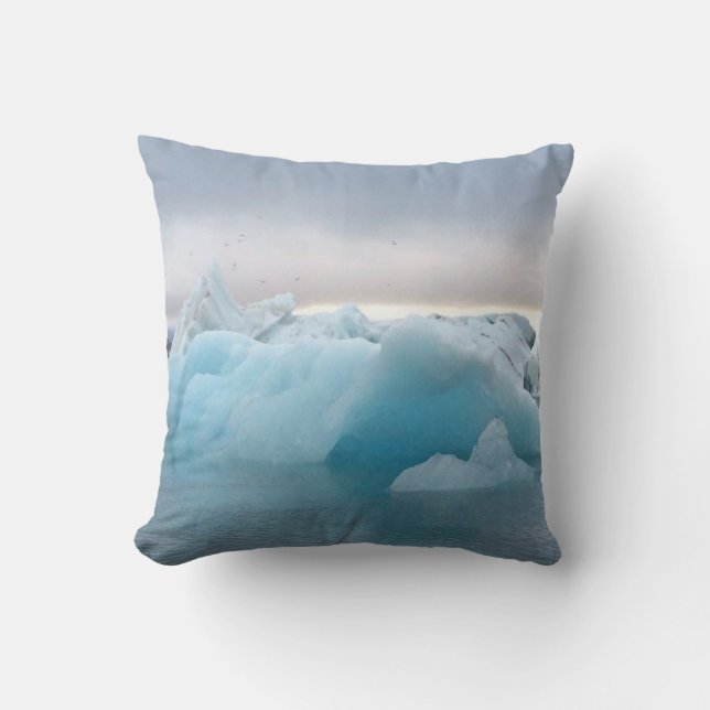 Island glaciär - kudde (Framsida)