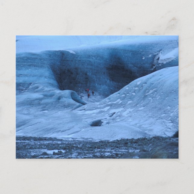 Island glaciär vykort (Framsida)