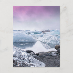 Island Glacier Lagoon Vykort