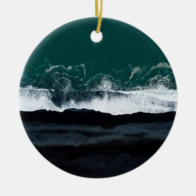 Island Glacier Solheimajokull Ornament (Framsidan)