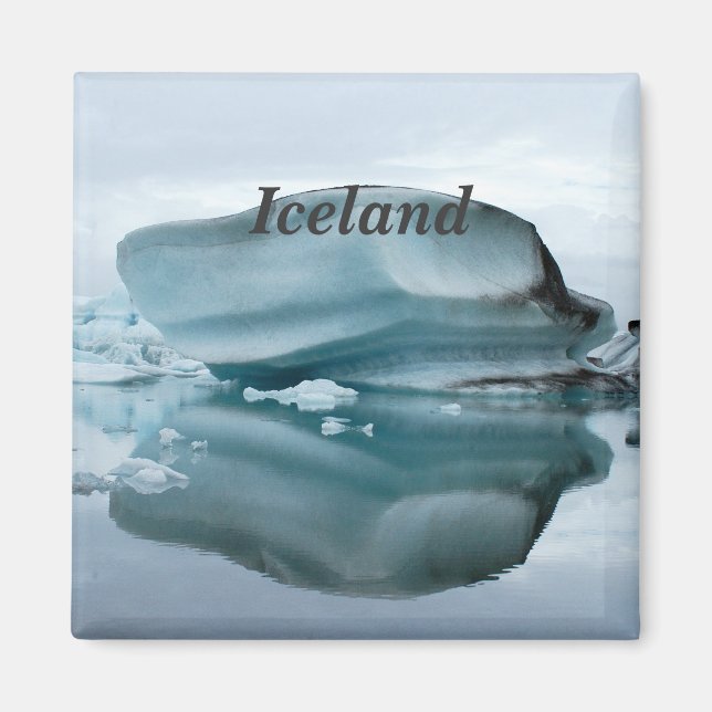 Island Glaciers Magnet (Framsidan)