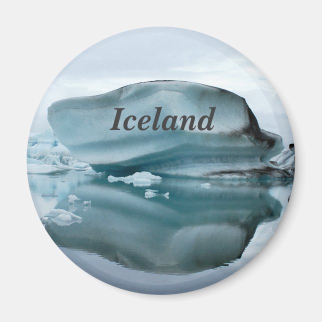 Island Glaciers Magnet (Framsidan)