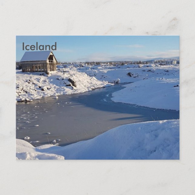 Island - Hafnarfjörður A Vykort (Framsida)
