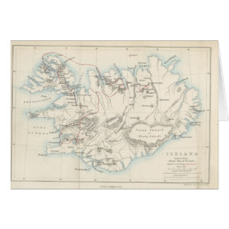Island Hälsningskort
