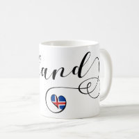Island Heart Mugg, Island