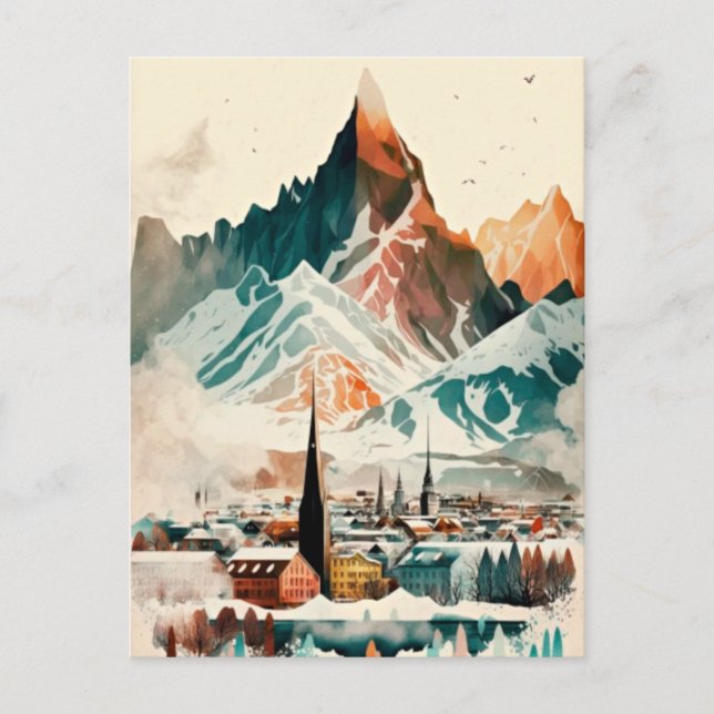 Island Helg Vykort (Framsida)